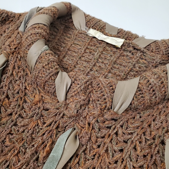 Vintage Mary Farrin browb chunky knit sweater - Picture 4 of 12